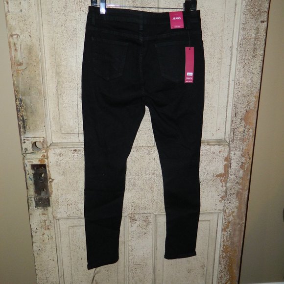 Tengfu Black Distressed Denim Jeans Black Size 10 (JJ-16) - Picture 4 of 6